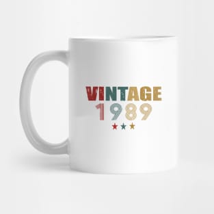 Vintage Since 1989 Mug